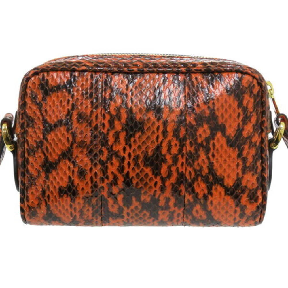 Gucci Ophidia Python Orange Shoulder Bag - image 2